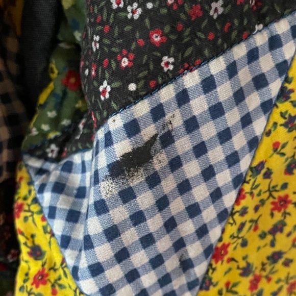 Organic cotton* Doen Starling Quilted Countryside Patchwork Jacket - XS - Picture 13 of 13